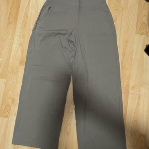 Gray Wide-Leg Pants